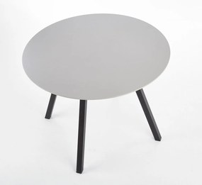 Masa rotunda Balrog gri deschis - d100xh74 cm
