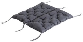 Pernă pentru banc de grădină Outsunny, pernă pentru balansoar, pernă pentru canapea 3 locuri mare confort 100 x 98 x 8 cm gri | Aosom Romania