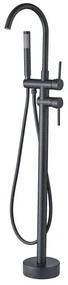 Baterie freestanding Ortis black – H 116,5 cm