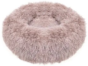 Culcus moale, pentru caine/pisica, cafeniu, 70 cm