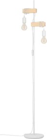 Eglo 44083 - Lampadar TOWNSHEND 2xE27/10W/230V alb