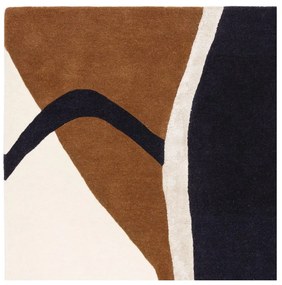 Covor cărămiziu handmade din lână 160x230 cm Matrix – Asiatic Carpets