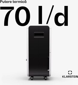 Klarstein DryFy Grand Smart 70, dezumidificator, WiFi, compresie, 70l/24h, 60-90 m²
