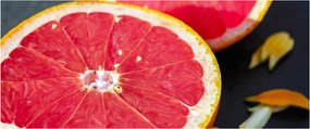 Tablou cu grapefruit tăiat (120x50 cm)