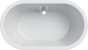 Cada ovala pentru copii Geberit Bambini alb 91x52 cm