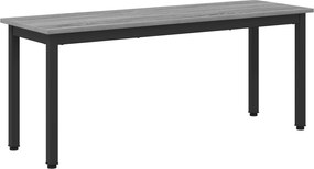 vidaXL bancă Gri Sonoma 110 x 35 x 45 cm Lemn compozit