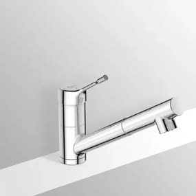 Baterie bucatarie cu dus extractibil Ideal Standard Ceralook BlueStart finisaj crom lucios