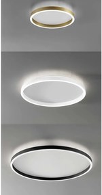 Plafoniera LED design slim AELA 40cm, auriu, alb sau negru