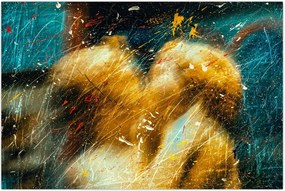 Tablou - Îngerii sărutăndu-se (90x60 cm)