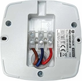 Detector de prezență PRES SENSOR 2000W, alb