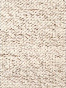 Covor bej/în culoare naturală țesut manual rotund din lână ø 160 cm Lyon Beans – Elle Decoration