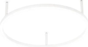Ideal Lux - Plafonieră LED ORACLE SLIM, 29W, 230V, 4000K, Ø 50 cm, alb