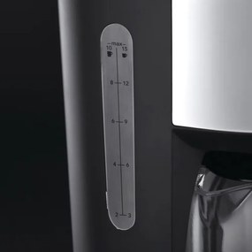 Cafetiera Buckingham Russell Hobbs 20680-56, 1000 W, 10 cesti, 1,25 l, Timer 24 h, Sistem anti-picurare, Negru/Argintiu
