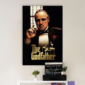 DUBLEZ | Tablou colorat din lemn - The Godfather