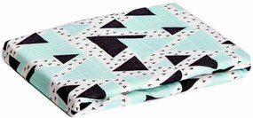 Scutec din bambus Baby Nellys ® - băieţesc model, 75 x75 cm