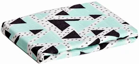 Scutec din bambus Baby Nellys ® - băieţesc model, 75 x75 cm