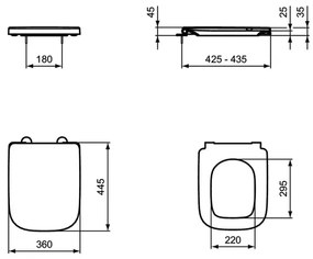 Capac WC Ideal Standard I.life B alb