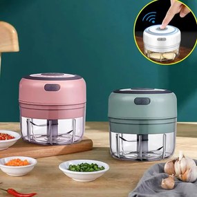 Tocător compact de bucătărie EzChop cu încărcare prin USB - 250 ml