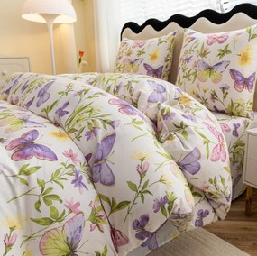 Lenjerie de pat din microfibra SPRING WINGS, crem Dimensiune lenjerie de pat: 70 x 80 cm | 140 x 200 cm