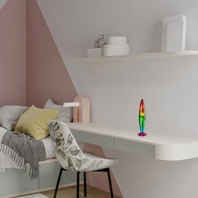 Lampă LED cu lavă Rabalux 76111 LOLLIPOP RAINBOW 2 LED/25W/230V