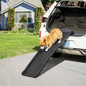 PawHut Rampă Pliabilă pentru Accesul Animalelor în Mașini, Camioane, SUV-uri, Ușor de Transportat, pentru Câini | Aosom Romania