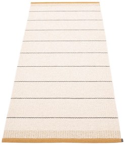 Covor tip traversă pentru interior și exterior galben ocru/crem 85x200 cm Belle Ochre – Pappelina