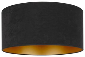 Duolla - Plafonieră ROLLER 3xE27/15W/230V d. 60 cm neagră/aurie