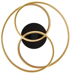 Lustră LED aplicată Globo 67183-40G GLYXAR LED/40W/230V