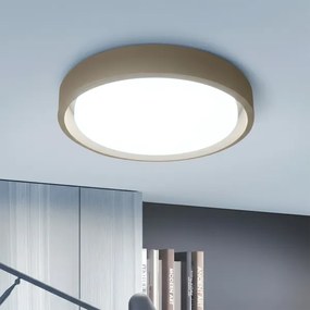 Brilagi - Corp de iluminat LED reglabil MATTEO, 48W, 230V, 3000-6500K, Ø 41 cm, taupe, cu telecomandă