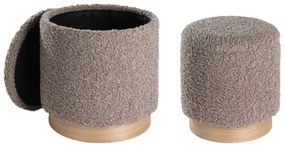 SET 2x taburet Eglo 424141 MASHIKE d. 31,5/38,5 cm maro