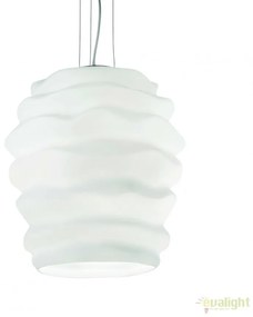 Lustra/ Pendul modern diametru 38cm, KARMA SP1 BIG BIANCO 132365