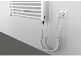 Radiator portprosop electric pentru baie Aqualine DIRECT-E 300W/230V 96 cm alb