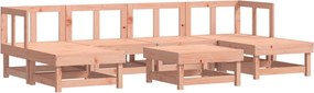 vidaXL Set mobilier de grădină, 7 piese, lemn masiv douglas