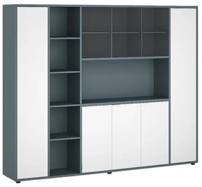 Dulap cu șase uși din PAL melaminat-W2400*D400*H2000