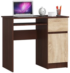 Masă PC Bhaskar (wenge + stejar sonoma) (D). 1069669
