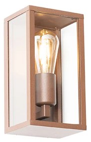 Aplică industrială maro ruginiu 26 cm IP44 - Charlois