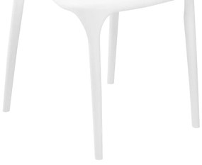 Set 4 buc scaun tip bar Gerry (alb). 1079155