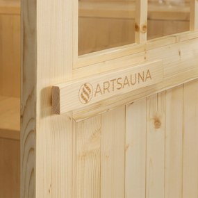 Vonkajšia sauna Eldur s 8 kW ohrievačom & príslušenstvom