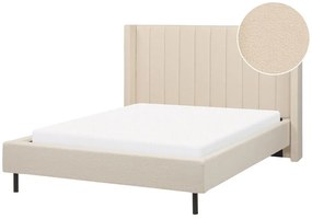 Pat matrimonial 140 cm Vue (boucle bej) (cu somieră). 1076452