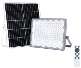 Proiector LED cu panou solar FOCUS 100W/15000 mAh 3,2V 6000K IP65 + telecomandă