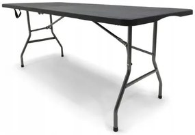 Masă pliabilă de catering 240cm negru