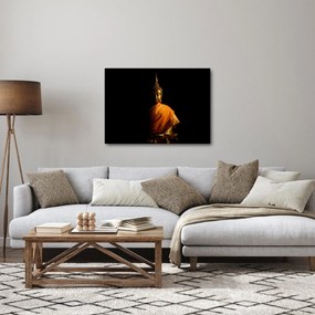 Tablou - Statuia lui Buddha de aur (70x50 cm)