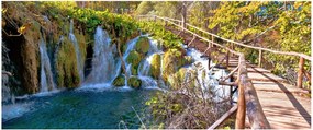 Tablou - Intrare in cascade (120x50 cm)