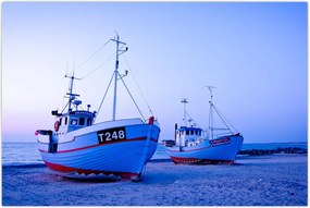 Tablou - Debarcarea în amurg (90x60 cm)