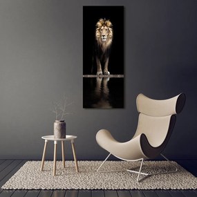 Imprimare tablou canvas Portret de un leu