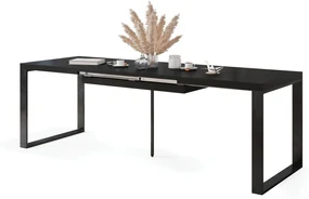 Mazzoni AVARI Negru Mat - MASĂ LOFT PENTRU LIVING/SUFRAGERIE EXTENSIBILĂ până LA 270 sau 290 cm!