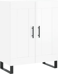 vidaXL Servantă, alb extralucios, 69,5x34x90 cm, lemn compozit