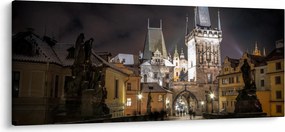 Tablou cu Poarta de pulbere iluminată (120x50 cm)