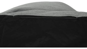 Fotoliu tip sac, material textil gri deschis, EGALEO