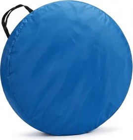 Cort de plaja cu auto-deschidere SUNSHADE 190x120 cm, albastru/alb